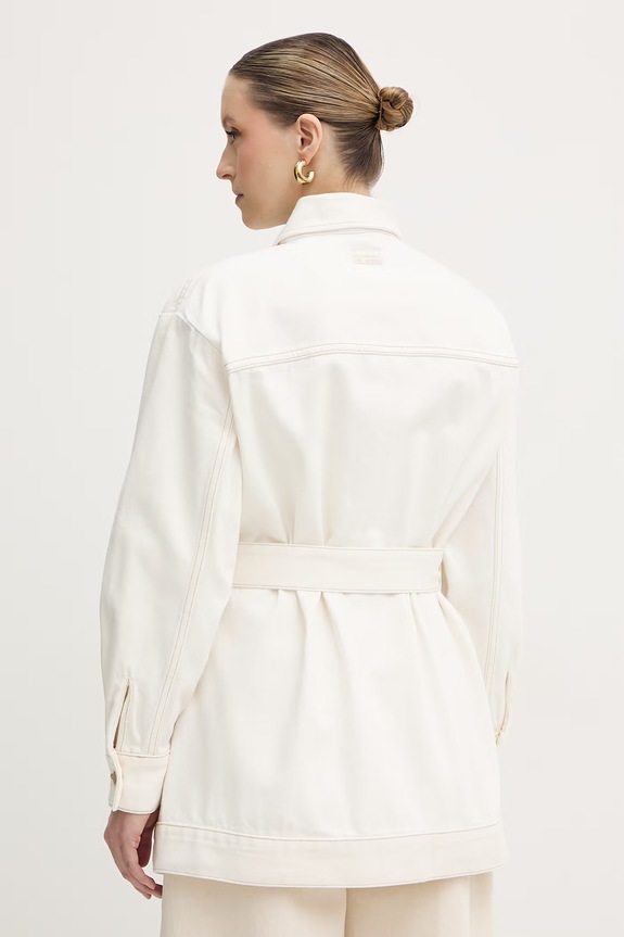 Oblečenie Armani Exchange bunda dámska rifľová XW002254.AF21335 béžová