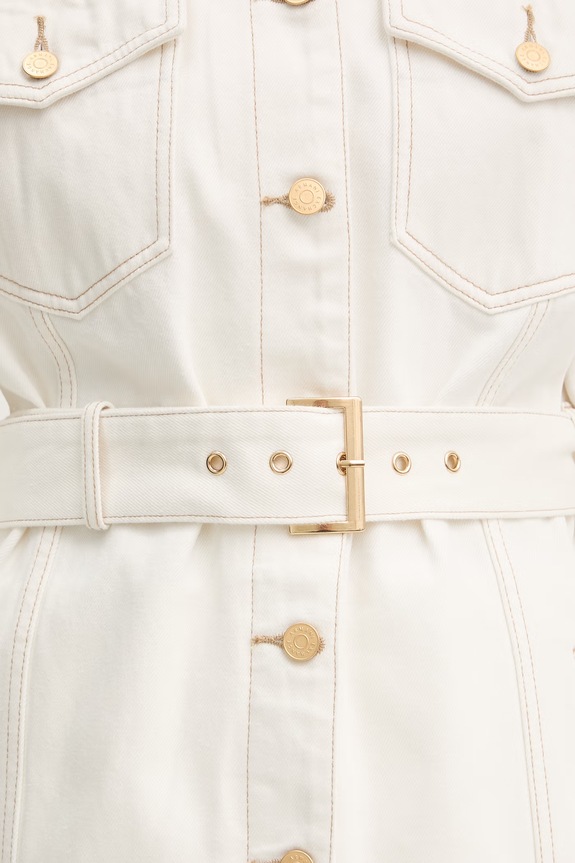 Armani Exchange bunda dámska rifľová XW002254.AF21335 béžová