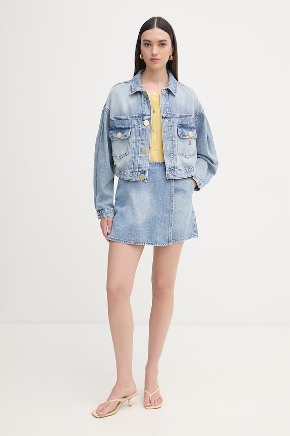 Armani Exchange jeans jakna ženska XW002260.AF21338 modra SS26
