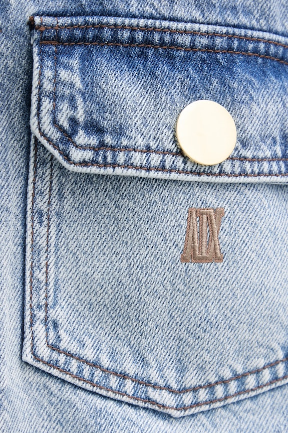 Armani Exchange jeans jakna ženska XW002260.AF21338 modra