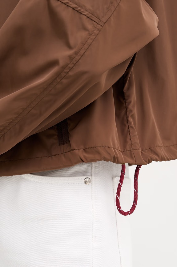 OUI krótka kurtka damska 96601 brązowy