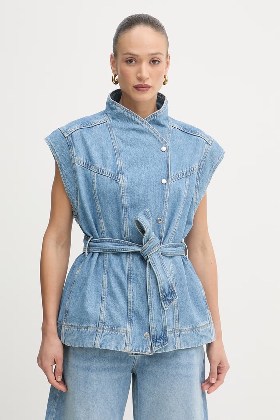 BOSS Orange Γυναικείο Αμάνικο Ντένιμ Γιλέκο C VEST μπλε 50558679
