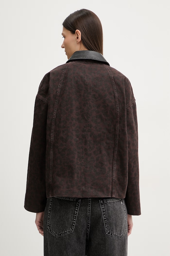Îmbrăcăminte Rag & bone geacă de blugi pentru femei, din bumbac Natalia RJ7625HOREL maro