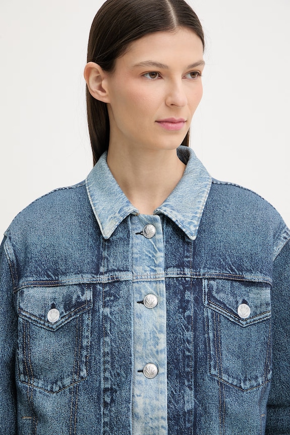 rag & bone geacă de tranziție pentru femei, din bumbac Miramar RC8425H0MTE albastru