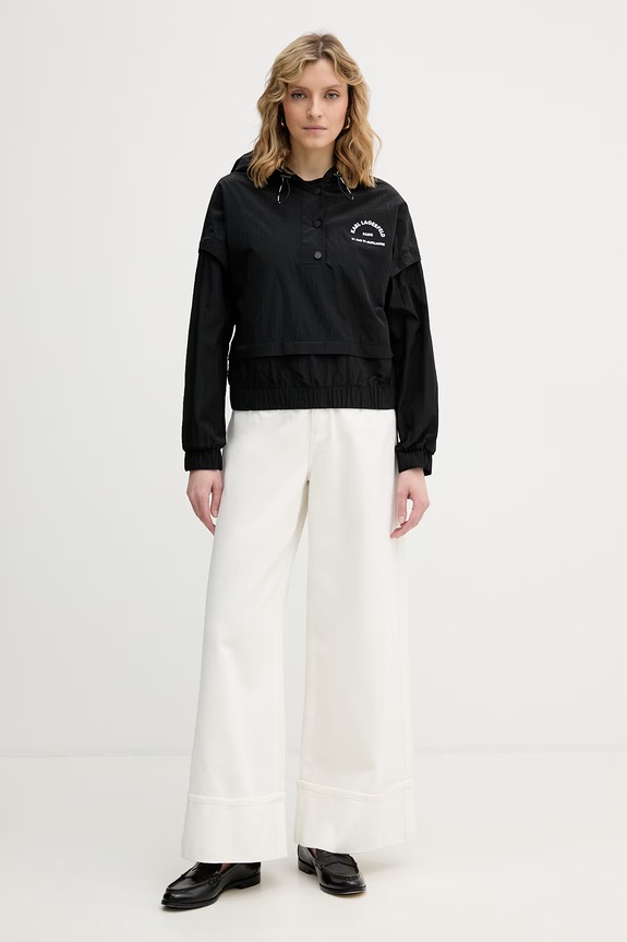 Karl Lagerfeld anorak damski B2W15025 czarny SS26