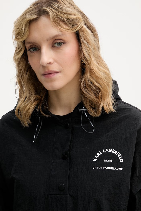 Karl Lagerfeld anorak damski czarny B2W15025