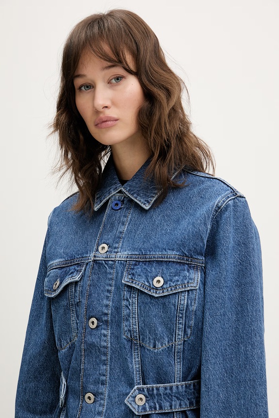 Rifľová bunda Karl Lagerfeld Jeans modrá B2W14034