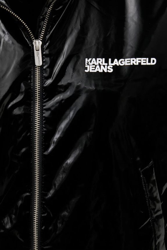 Karl Lagerfeld Jeans krátka dámska bunda B2W15019 čierna