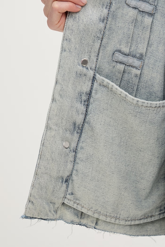 Karl Lagerfeld Jeans Τζιν μπουφάν γυναικείο βαμβακερό B2W14036