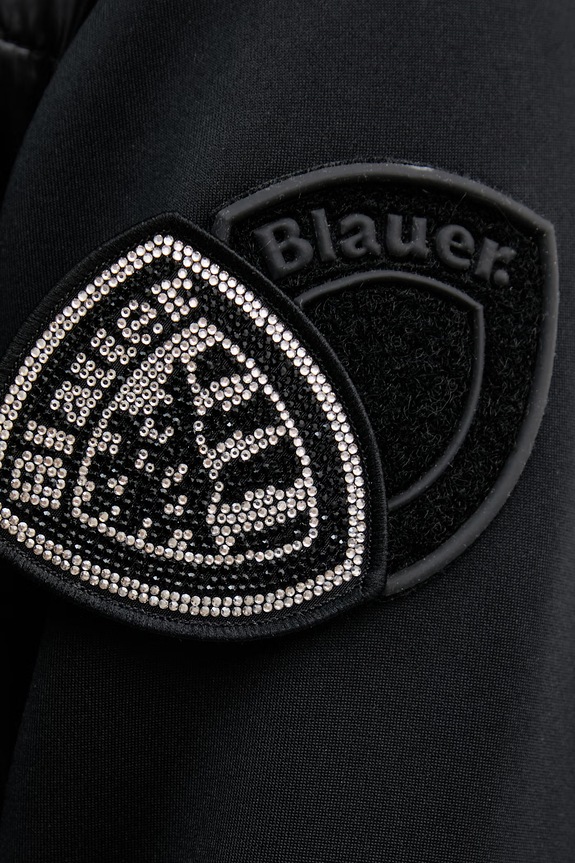 Blauer krótka kurtka damska HASKEL BLDC02206 czarny