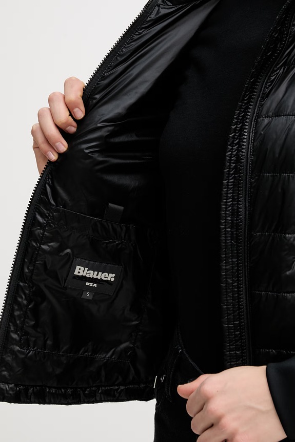 Blauer krótka kurtka damska HASKEL BLDC02206