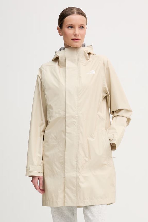 The North Face geacă de tranziție femei PACKABLE SHELL bej NF0A8GCADOM1
