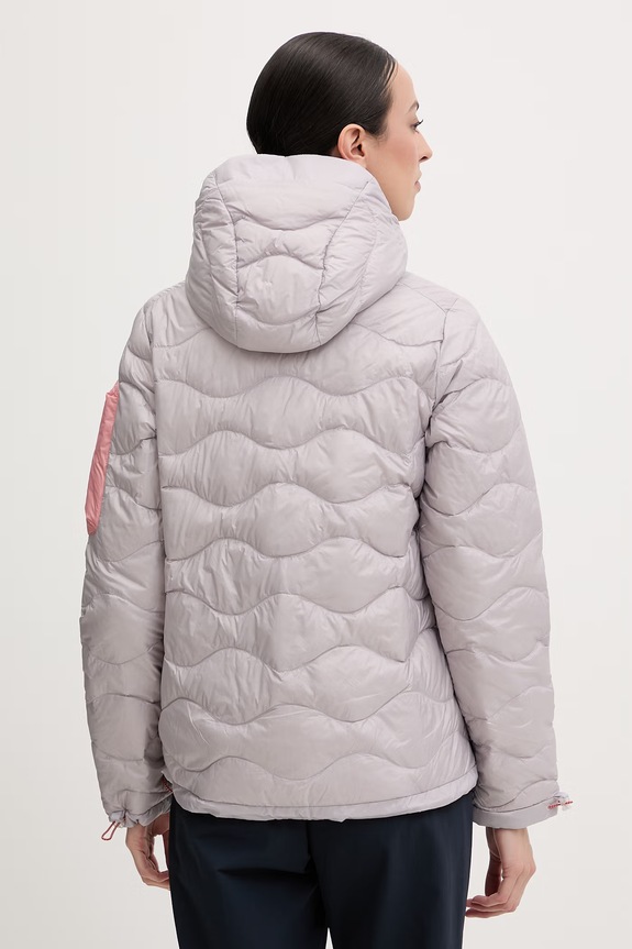 Oblečenie Peak Performance páperová bunda dámska Helium Utility G79847 fialová