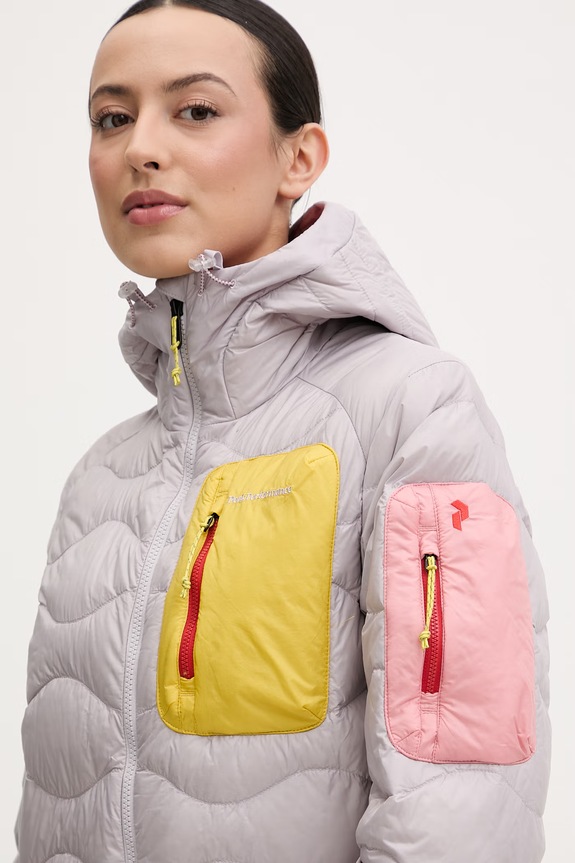 Peak Performance páperová bunda dámska Helium Utility fialová G79847