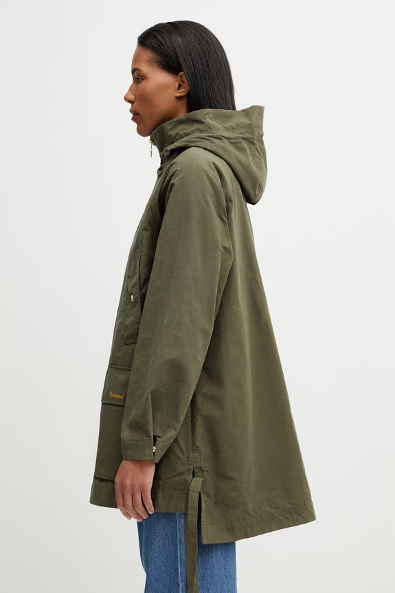 Barbour LSP0305OL72 přechodová bunda dámská s bavlnou LSP0305OL72 zelená SS26