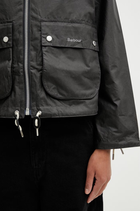Barbour LWX1531GY71 kurtka przejściowa damska bawełniana szary LWX1531GY71