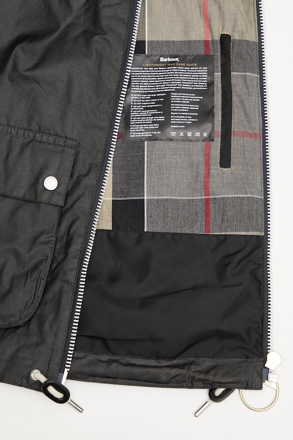 Barbour LWX1531GY71 kurtka przejściowa damska bawełniana LWX1531GY71 szary