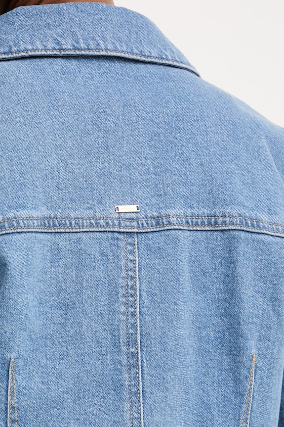 Morgan jachetă scurtă pentru femei, din denim VODIA albastru