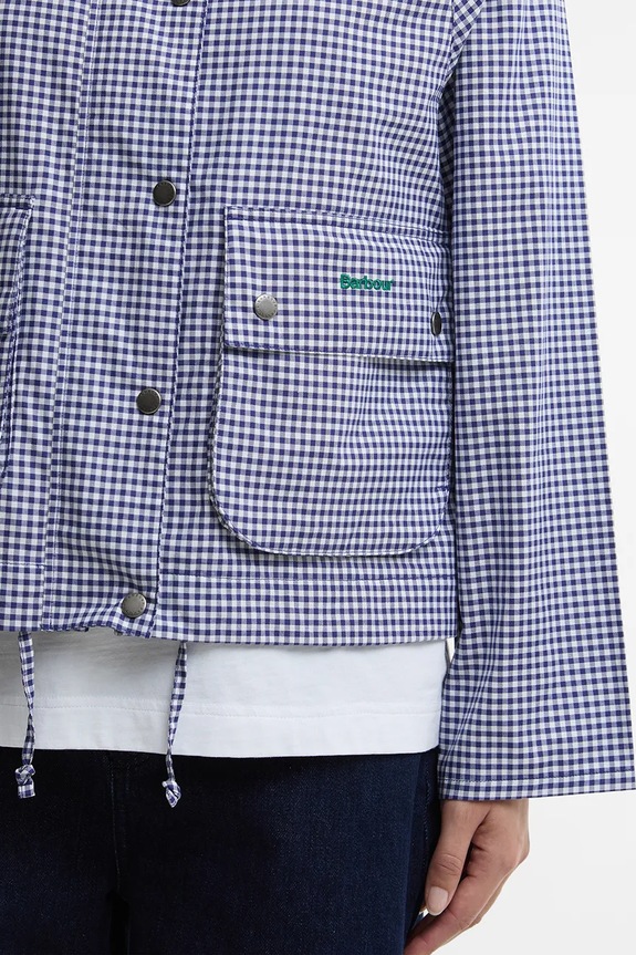 Barbour x Paul Smith Gingham Spey jakna za žene od pamuka LCA0383NY71