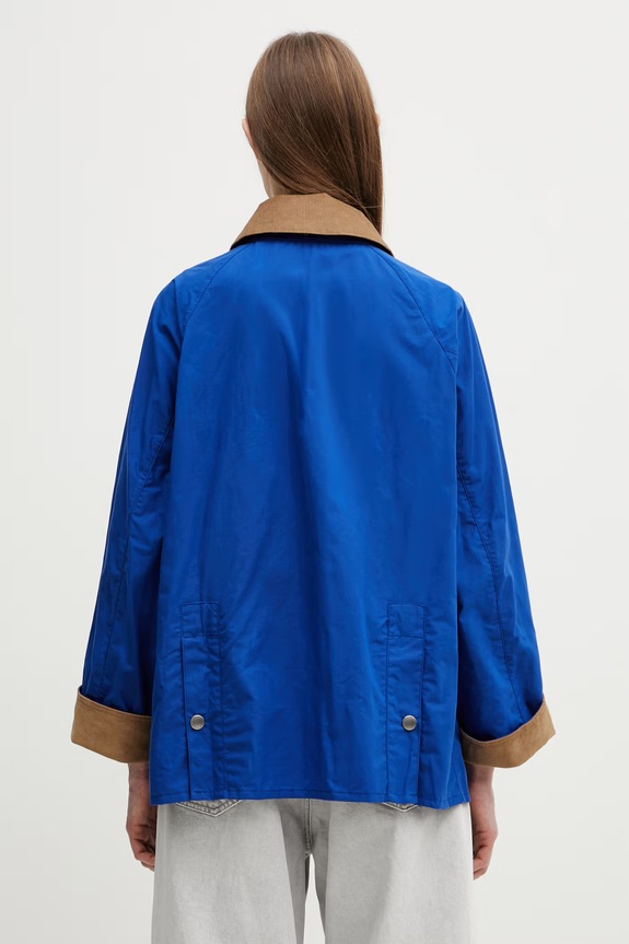 Barbour x Paul Smith Bedale jachetă pentru femei din bumbac LCA0391BL71 bleumarin