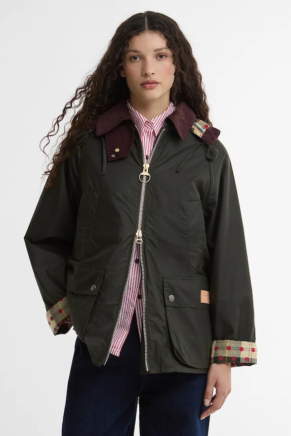 Barbour x Paul Smith Women's Bedale μπουφάν γυναικείο βαμβακερό πολύχρωμο LWX1545OL51
