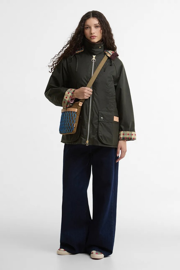 Barbour x Paul Smith Women's Bedale μπουφάν γυναικείο βαμβακερό LWX1545OL51 πολύχρωμο SS26