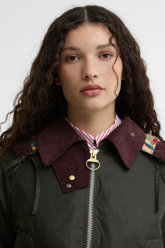 Barbour x Paul Smith Women's Bedale μπουφάν γυναικείο βαμβακερό LWX1545OL51