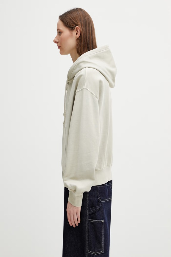 Carhartt WIP W' Hooded Nelson Jacket μπλούζα βαμβακερή Γυναικεία I033830.3IOGD μπεζ SS26