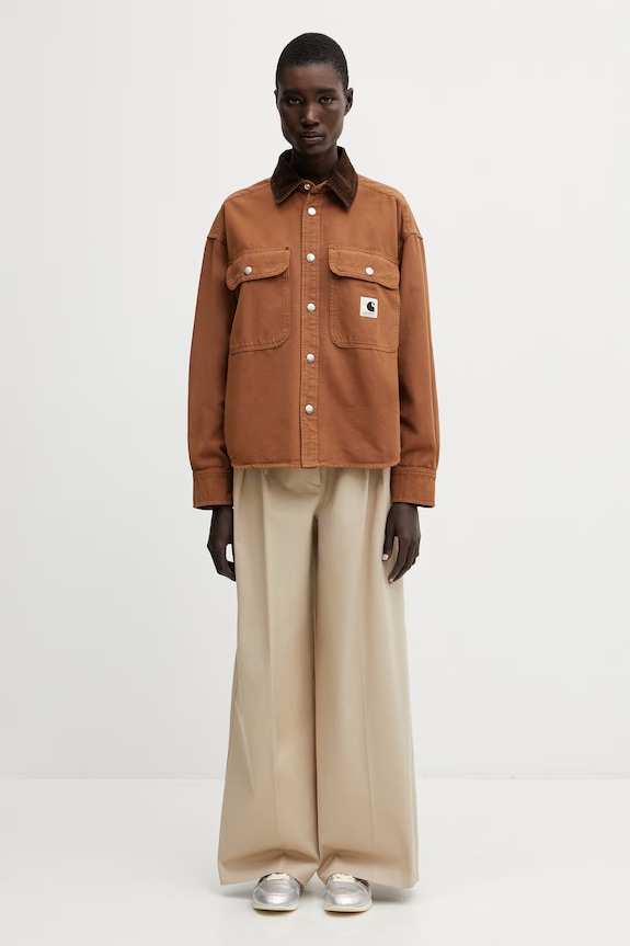 Carhartt WIP W' Prescott Shirt Jac shirt jacket Women's cotton I036513.00SGD