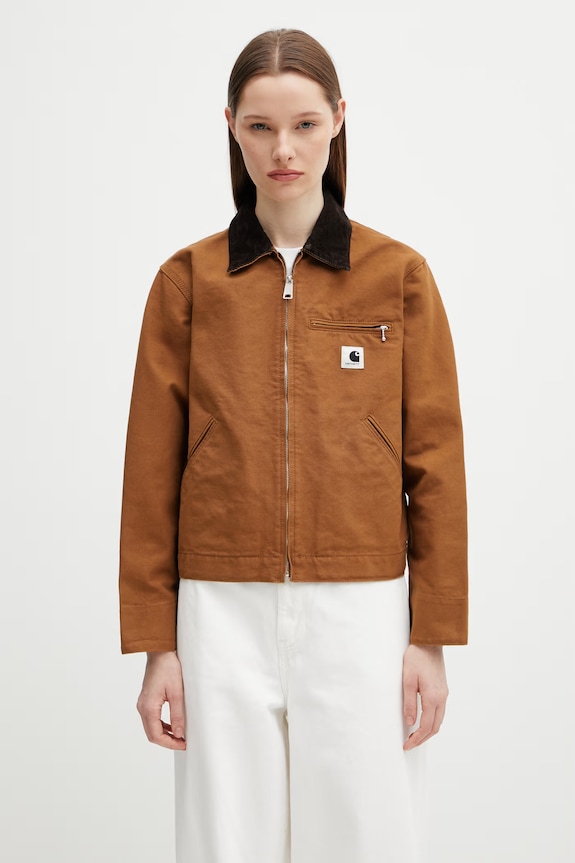 Carhartt WIP W' OG Detroit Jacket kurtka damska bawełniana brązowy I034844.00S02