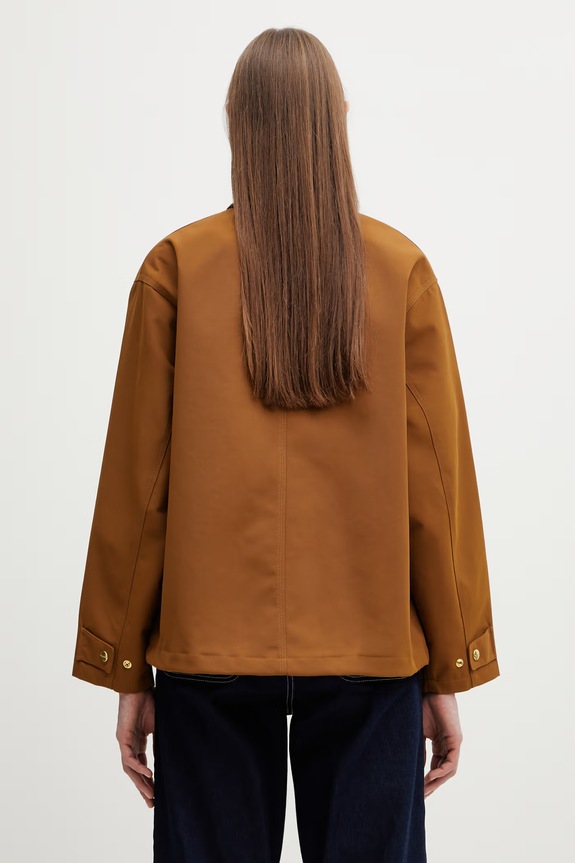 Îmbrăcăminte Carhartt WIP W' Clark Jacket geacă de tranziție pentru femei din bumbac I036144.00SXX maro