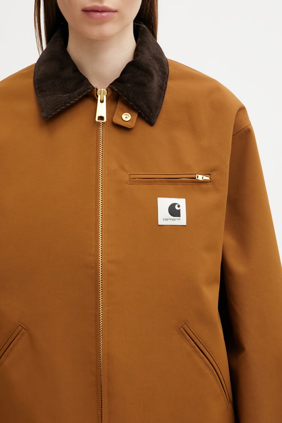 Carhartt WIP W' Clark Jacket geacă de tranziție pentru femei din bumbac maro I036144.00SXX