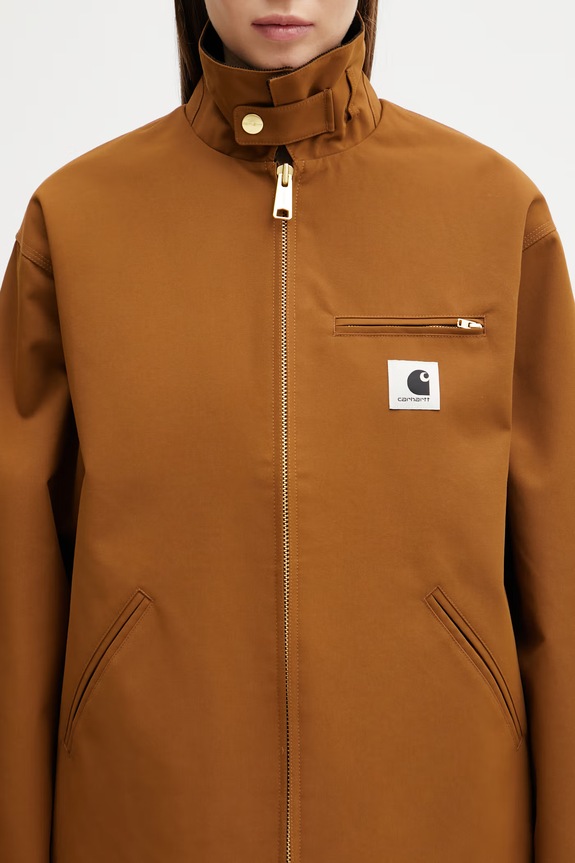 Carhartt WIP W' Clark Jacket geacă de tranziție pentru femei din bumbac I036144.00SXX maro
