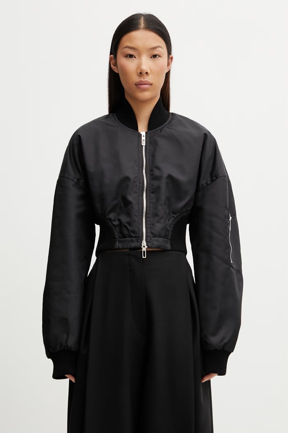 Sportmax Spxvezzoso куртка-бомбер жіноча чорний 2612021011600