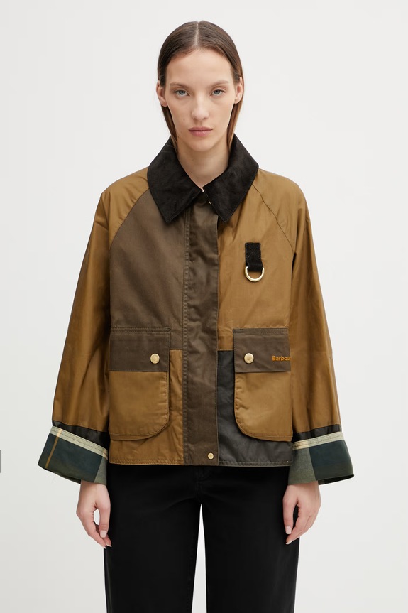 Barbour Alma Wax kurtka przejściowa damska woskowana zielony LWX1465SN31