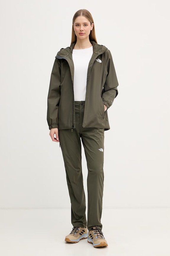 The North Face kurtka sportowa damska Quest NF0A8G1221L1 zielony SS26