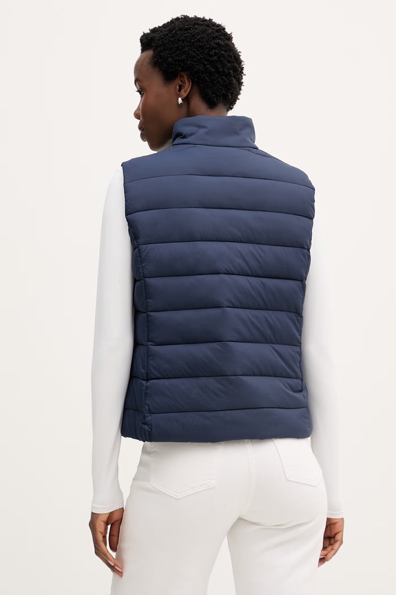 Oblečenie U.S. Polo Assn. vesta dámska Lightweight Puffer Gilet WUP0367 tmavomodrá