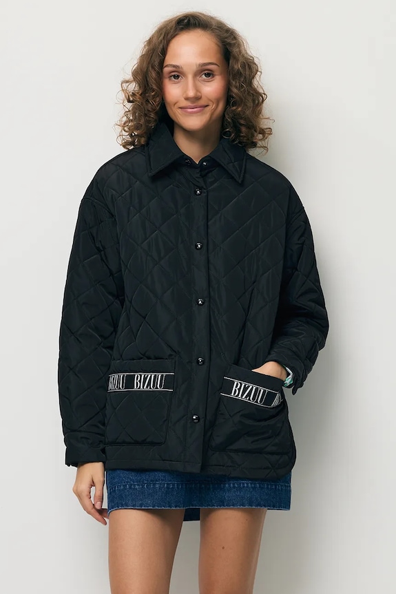 BIZUU καπιτονέ μπουφάν γυναικείο MARIN μαύρο MARIN.CZARNY.2