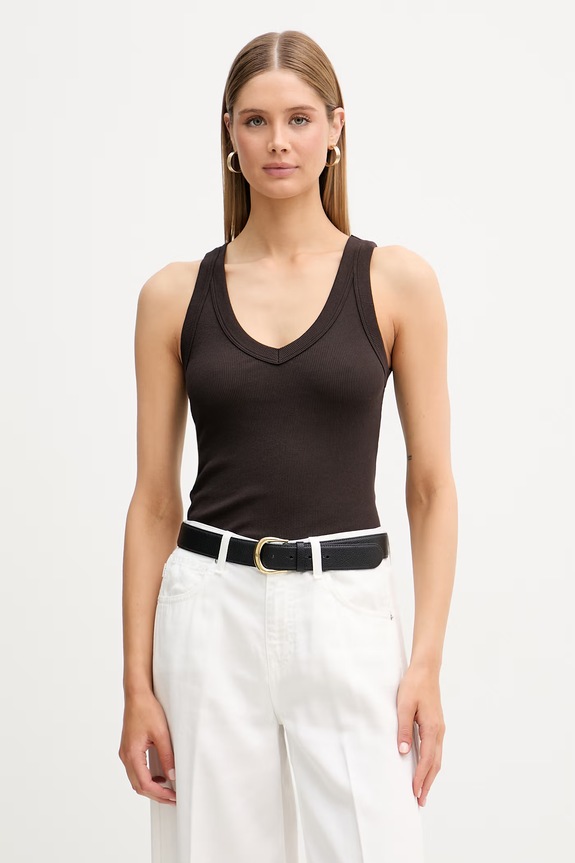 ViCOLO rövid dzseki női bőr barna TAB0174