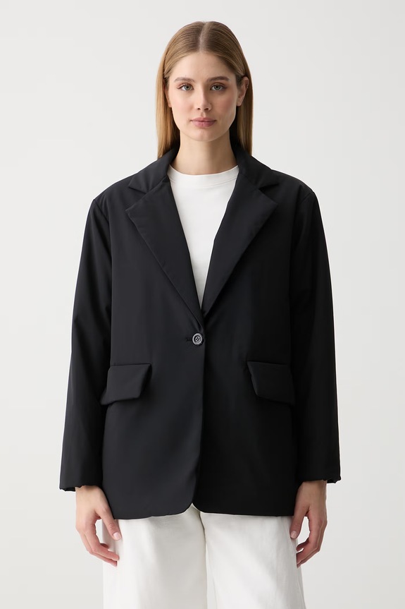 DKNY kurtka przejściowa damska czarny DJ5J6146