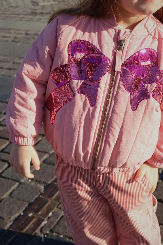 Detská bunda bomber Konges Sløjd JUNO SEQUIN BOMBER JACKET KS104321.PreSpring