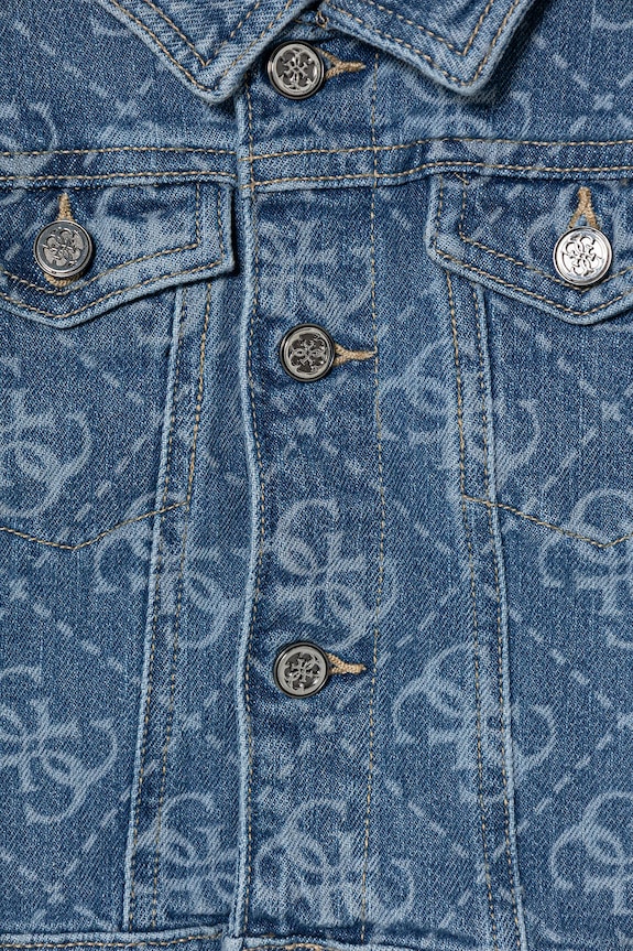 Κοριτσίστικα Παιδικό τζιν μπουφάν Guess K6RL06.D5FM0.PPY2 μπλε
