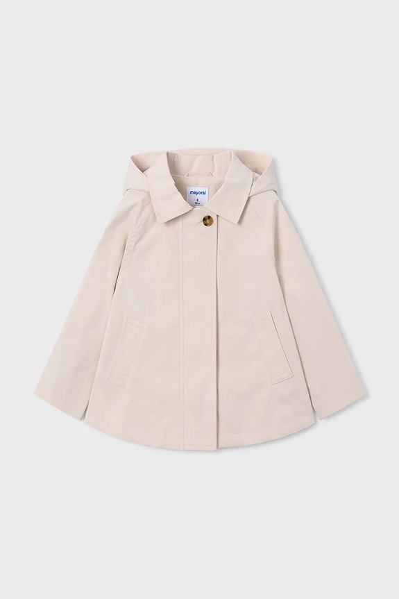 Παιδικό μπουφάν Mayoral 3458.6F.Mini.PPY2 μπεζ SS26
