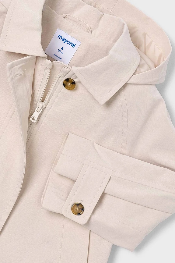 Παιδικό μπουφάν Mayoral μπεζ 3458.6F.Mini.PPY2