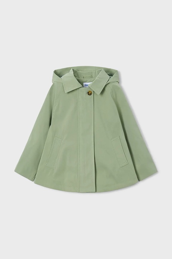 Παιδικό μπουφάν Mayoral 3458.6F.Mini.PPY2 πράσινο SS26