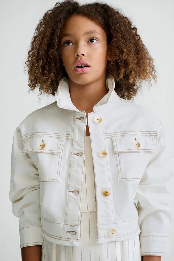 Mayoral gyerek dzseki nem bélelt fehér 6407.8F.Junior.PPY2