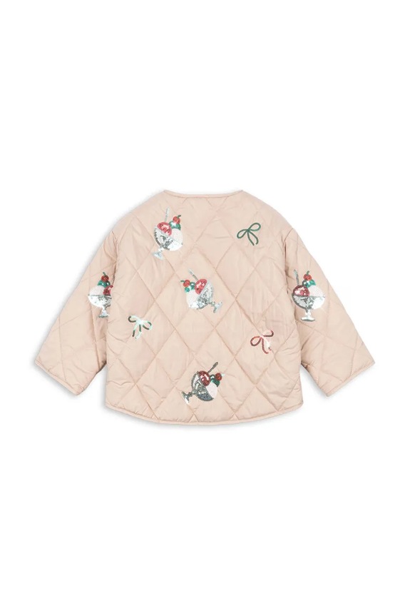 Djevojčice Dječja jakna Konges Sløjd FLORA SEQUIN JACKET KS104811.PPY2 roza