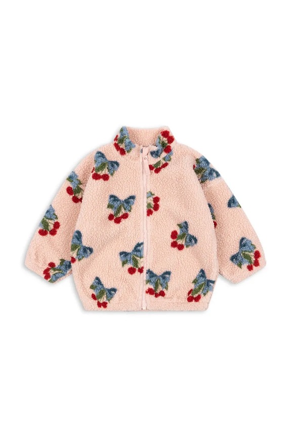 Konges Sløjd geacă copii JODY TEDDY JACKET GRS necaptusit roz KS104868.G.PPY2