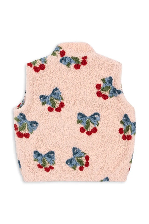 Detská vesta Konges Sløjd JODY TEDDY VEST GRS KS104870.PPY2 ružová SS26