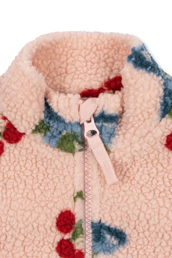 Dievča Detská vesta Konges Sløjd JODY TEDDY VEST GRS KS104870.PPY2 ružová